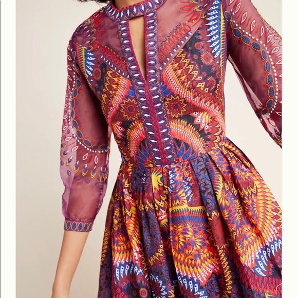 Anthropologie Dresses & Skirts - Anthropologie Maren Embroidered Maxi Dress